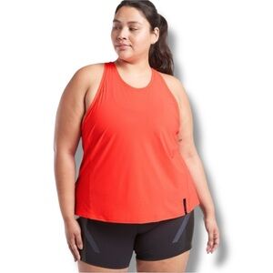 NWT ATHLETA x Allyson Felix Ultimate Legend Tank - Plus 1X Racing Red (Orange)